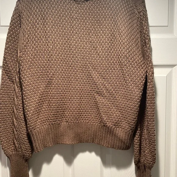Olivaceous Sweater. Size: Small. NWT. Brown. Long Sleeve. - Picture 7 of 7